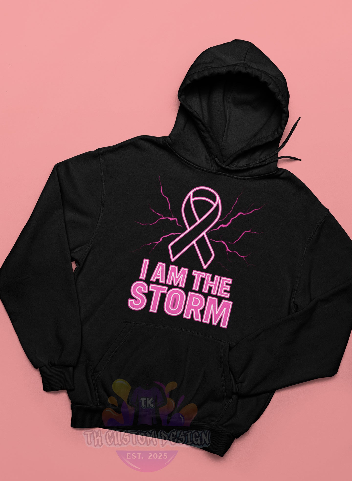 Hoodie Breast Cancer I am the Storm