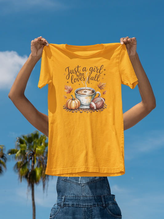 Just a Girl Who Loves Fall T-Shirt