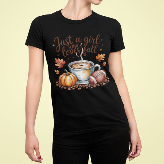 Just a Girl Who Loves Fall T-Shirt