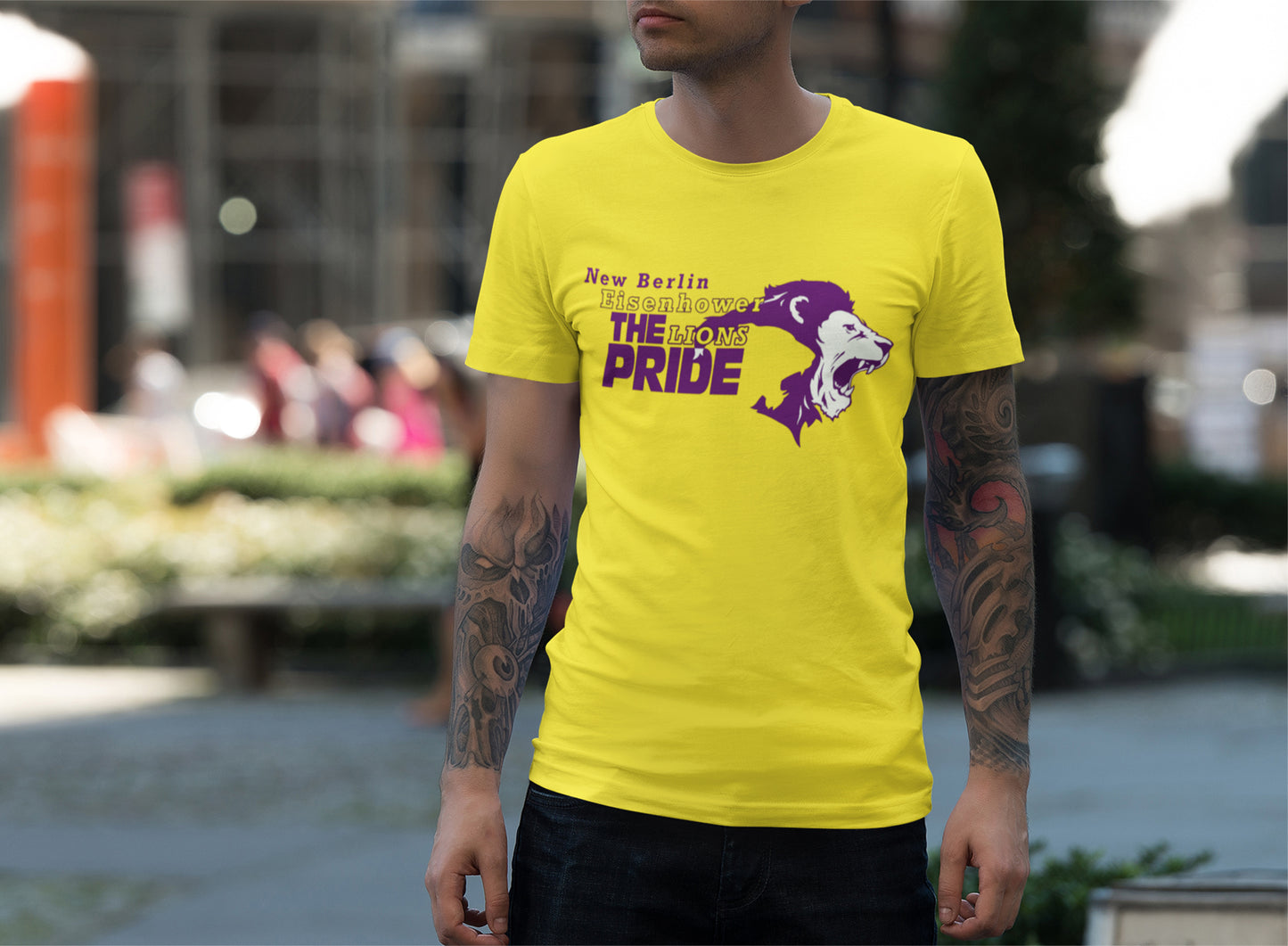 New Berlin Lions Double Lion T-Shirt