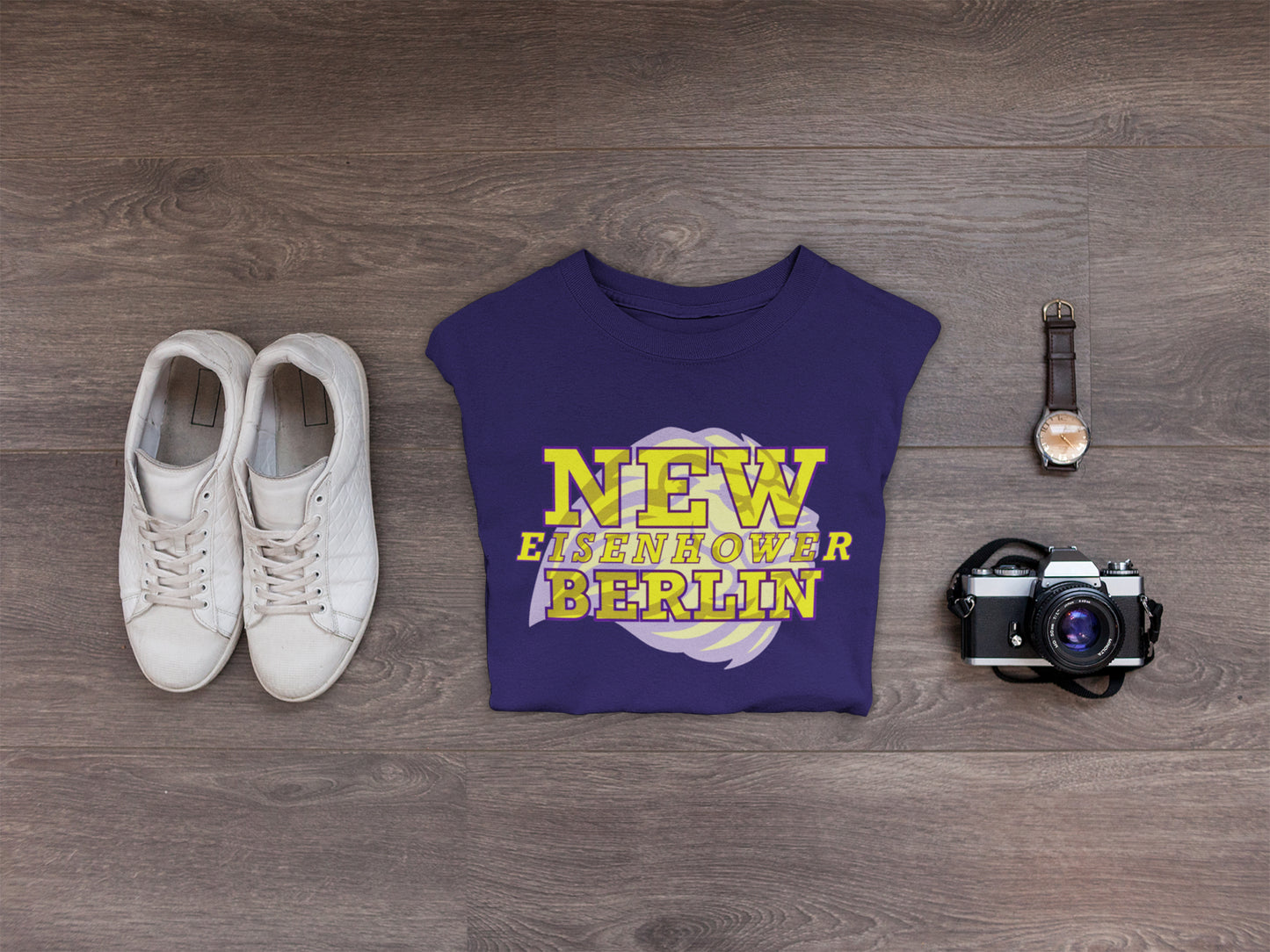 T-Shirt New Berlin Eisenhower With Lion Logo