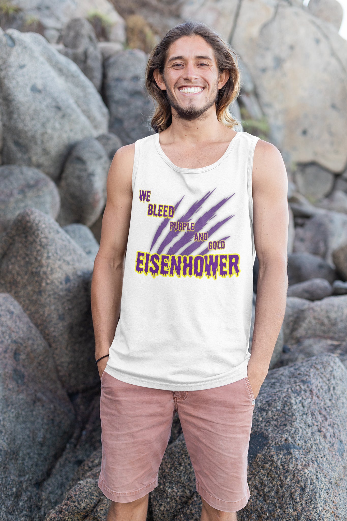 Tank We Bleed Purple and Gold
